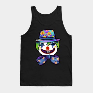 Crazy Cute Clown Tank Top